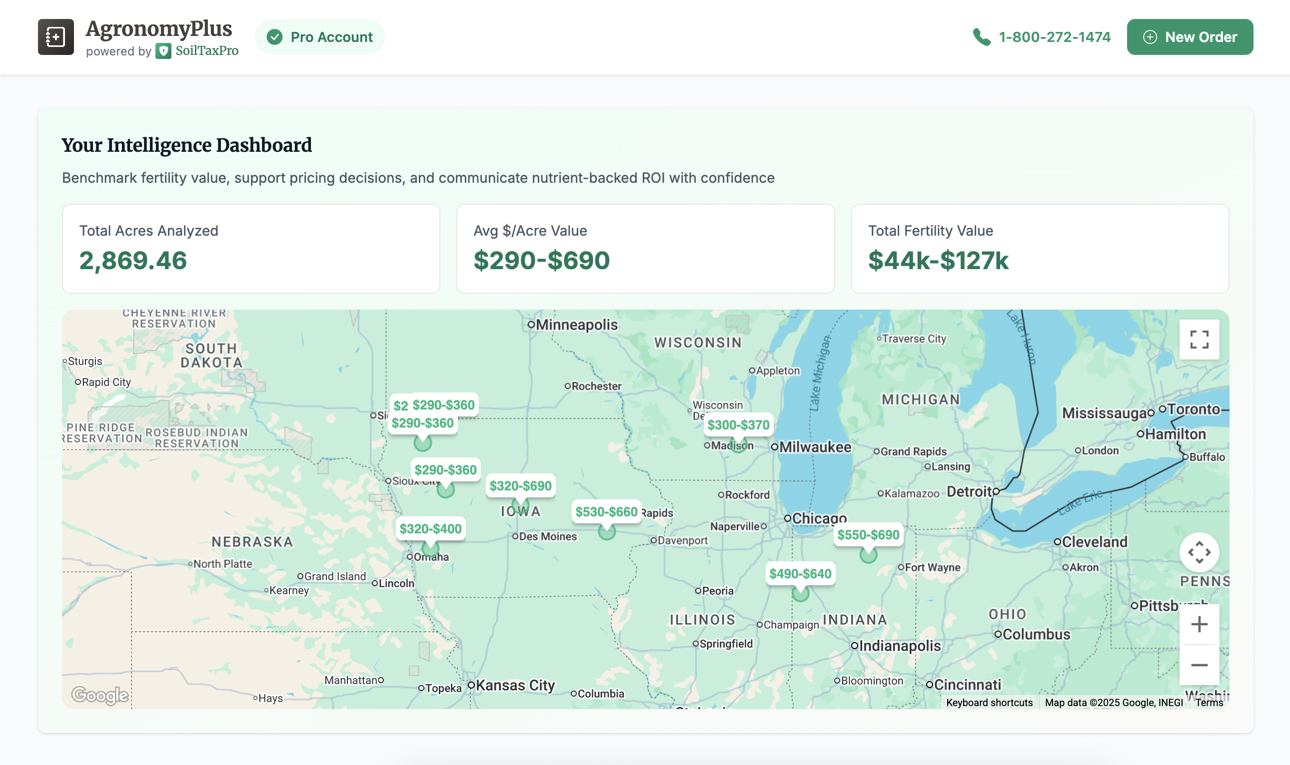 AgronomyPlus Dashboard